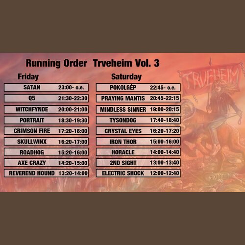 Running Order