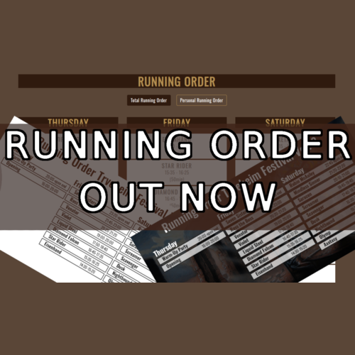 Running Order 2025 - Jetzt verfügbar!