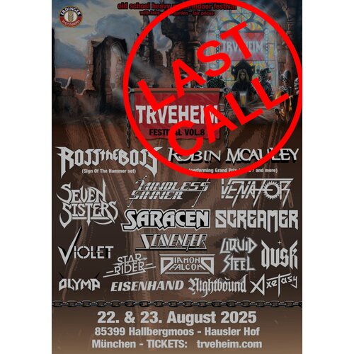 Letzter Tag des VVK!