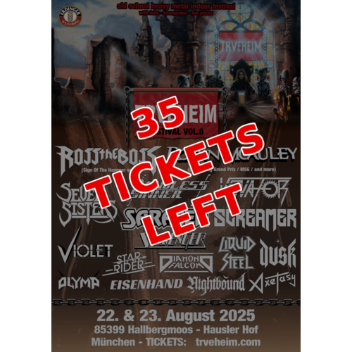 Nur noch 35 Tickets übrig!